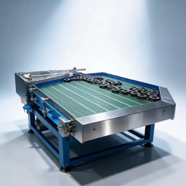 Modular Conveyor ระบบสายพานลำเลียงโมดูลาร์ สำหรับเชื่อมต่อ Bowl Feeder โดย Pensook Technology